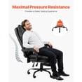 thumbnail image 4 of Silla de oficina VEVOR Executive con reposapiés de 181,44 kg de capacidad, 4 of 9