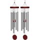 thumbnail image 1 of 2 Pack Memorial Wind Chimes Outdoor Deep Tone, Wind Chime Outdoor Sympathy Wind-Chime Personalized with 6 Tuned Tubes, 1 of 4