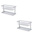 thumbnail image 1 of Yuarrent Fregadero de esponja Tidy Soap Storage Dish Drain Rack Organizador de cocina Estante de soporte Type1 NO1, 1 of 6