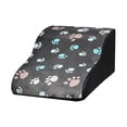thumbnail image 1 of Rampa para perros Strade Fareast Limited 2 niveles extra ancha antideslizante cómoda con Esponja para perros pequeños acceso a sofá cama gris, 1 of 8