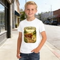 thumbnail image 4 of WOYY Walk for Peace T-Shirt for Boys Casual Graphic Tee Short Sleeve T Shirt, Sizes 3-13, 4 of 4