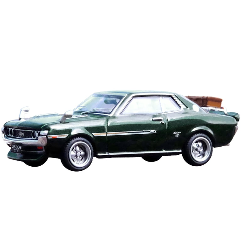 Toyota Celica 1600GTV (TA22) 1:64 scale Diecast Model Car in Green