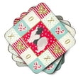 thumbnail image 2 of Carolines Treasures CK5872FC Papillon #2 Love Foam Set of 4 coasters, Multicolor, 2 of 4