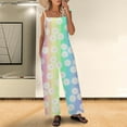 thumbnail image 2 of IROINNID Sleeveless Suspender Jumpsuit For Women Summer Backless Loose Long Rompers Jumpsuit, 2 of 8