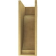thumbnail image 4 of 9"W x 18"D x 27"H Classic Van Buren Rough Cedar Woodgrain TimberThane Corbel, Primed Tan, 4 of 6