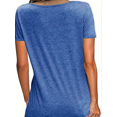 thumbnail image 2 of MORTTIC Women's Casual Short Sleeve T-Shirt Funny Letter Print Crew Neck Graphic Tee Top, M, 2 of 4