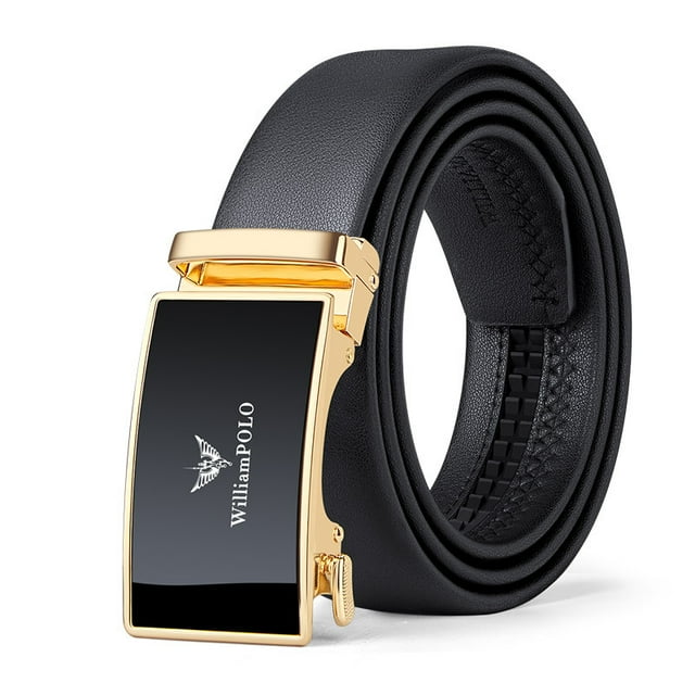 Cinturón de hombre Cinturón de cuero Cinturón de hombre Cinturón de piel de vaca de capa superior de alta gama para negocios Cinturón de hombre, opciones de longitud versátiles