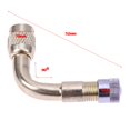 thumbnail image 2 of Adaptador de extensión de vástago de válvula de neumático para coche motocicleta metal 90° dorado, 2 of 6