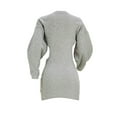 thumbnail image 4 of Lovelywholesale Women's Long Sleeve Pullover Dress Dropped Shoulder Cut Out Sweater Dress, 4 of 4