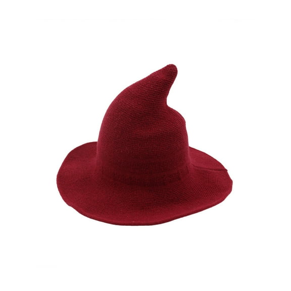 Witch Hat Creative Spire Design Solid Wide Brim Adult/Kids Hat