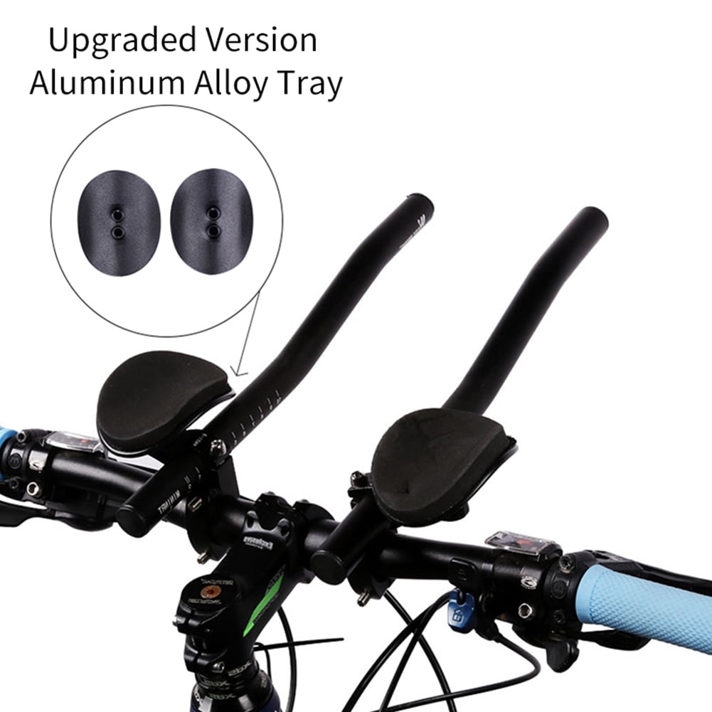 Reste De Guidon De Vélo En Alliage D’aluminium – Barre De Repos Aérodynamique Noire Pour VTT