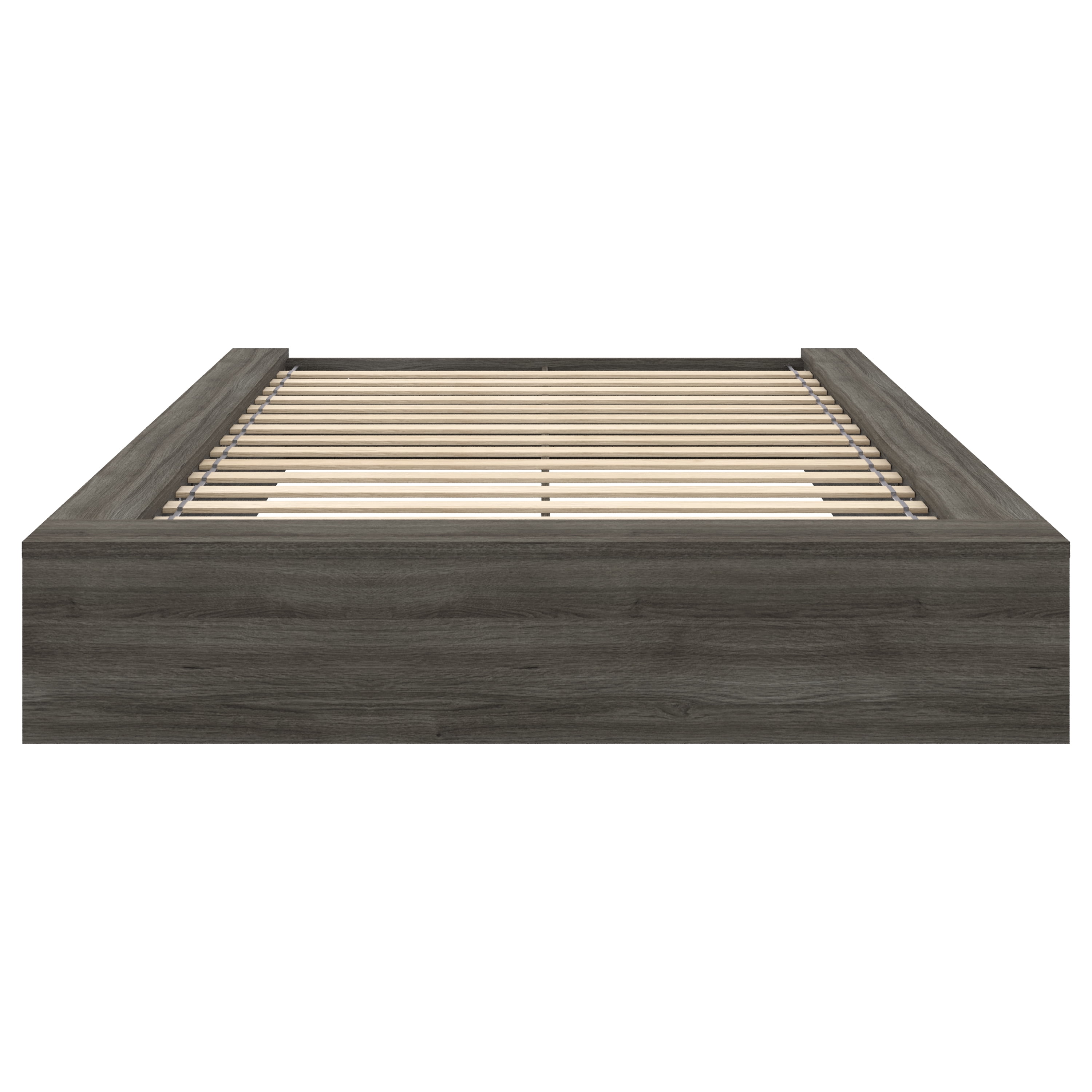 Nexera James Full Size Platform Bed Frame, Gray