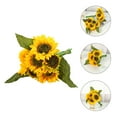thumbnail image 3 of WRISTBIQUE 1Pack Simulation Flower Bouquet Simulated Sunflower Bouquet Silk Fabric Festival Decorations, 3 of 8