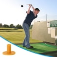 thumbnail image 4 of Uxcell 1.5 Inch Rubber Golf Tee, 6 Pack Tall Training Driving Range Tee Stable Ball Holder, Yellow, 4 of 5