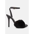 thumbnail image 6 of Tarantino Faux Fur Stiletto Sandals, 6 of 10