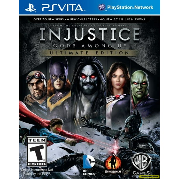 Injustice: Gods Among Us Ultimate Edition, WHV Games, PS Vita, 883929323265  - Walmart.com