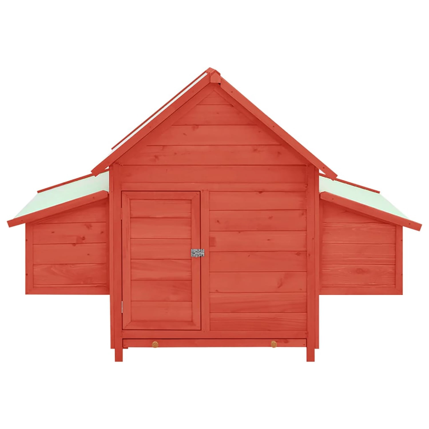 Pefilos 59.8" Wooden Rabbit Hutch Outdoor for Water-Resistant Roofs, Rabbit Cages for Indoor, Large Hen House with Nest Boxes, Red Pefilos 59.8" Wooden Rabbit Hutch Outdoor for Water-Resistant Roofs, Rabbit Cages for Indoor, Large Hen House with Nest Boxes, Red