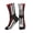 1 Black, variant on Women's Men's Firefighting Art Firefighter Flag Colorful Novelty Pattern Crew Athletic Socks