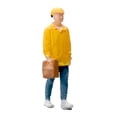 thumbnail image 4 of Figuras de personas en miniatura 1:64, figuritas de personas, adorno de mesa de arena pintado a mano para paisaje, casa de muñecas, decoración Diorama Hugo  figura en miniatura, 4 of 10