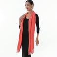 thumbnail image 2 of RIIQIICHY Coral Scarfs for Women Winter Pashmina Shawls and Wraps for Evening Dresses Large Warm Scarves, 2 of 5