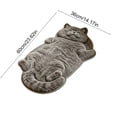 thumbnail image 2 of Cute Cat Shaped Plush Area Rug 15.75" x 23.62", Soft Polyester Non-Slip Decorative Floor Mat, Washable Novelty Pet-Themed Carpet for Bedroom Bathroom Entryway Home Decor, 2 of 6