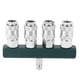thumbnail image 2 of Uadme Conector TKSE - Conector rápido de 4 vías Rosca NPT de 1/4 pulg. Acoplador de Manguera de Aire Accesorios neumáticos, 2 of 8