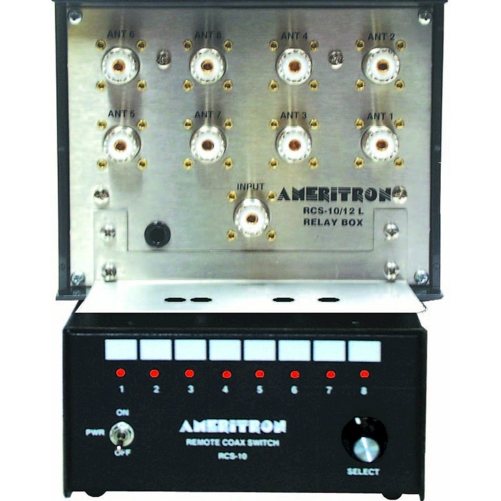 Ameritron RCS10, 8 Position Remote Antenna Switch, 5 kW To 30 MHz