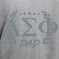 thumbnail image 3 of CafePress - Alpha Sigma Phi Greek Dad Stone Sweatshirt - Pullover Hoodie, Hooded Sweatshirt, 3 of 4
