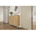 thumbnail image 4 of Nexera Slim Modern Wood Accent Cabinet with 2 Doors, Golden Maple, 4 of 6