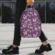 thumbnail image 2 of Easygdp Butterflies And Floral Mochila Ligera de 15 Pulgadas para Estudiantes, Mochila Cómoda para la Escuela y Viajes, Correas Ajustables, 2 of 6