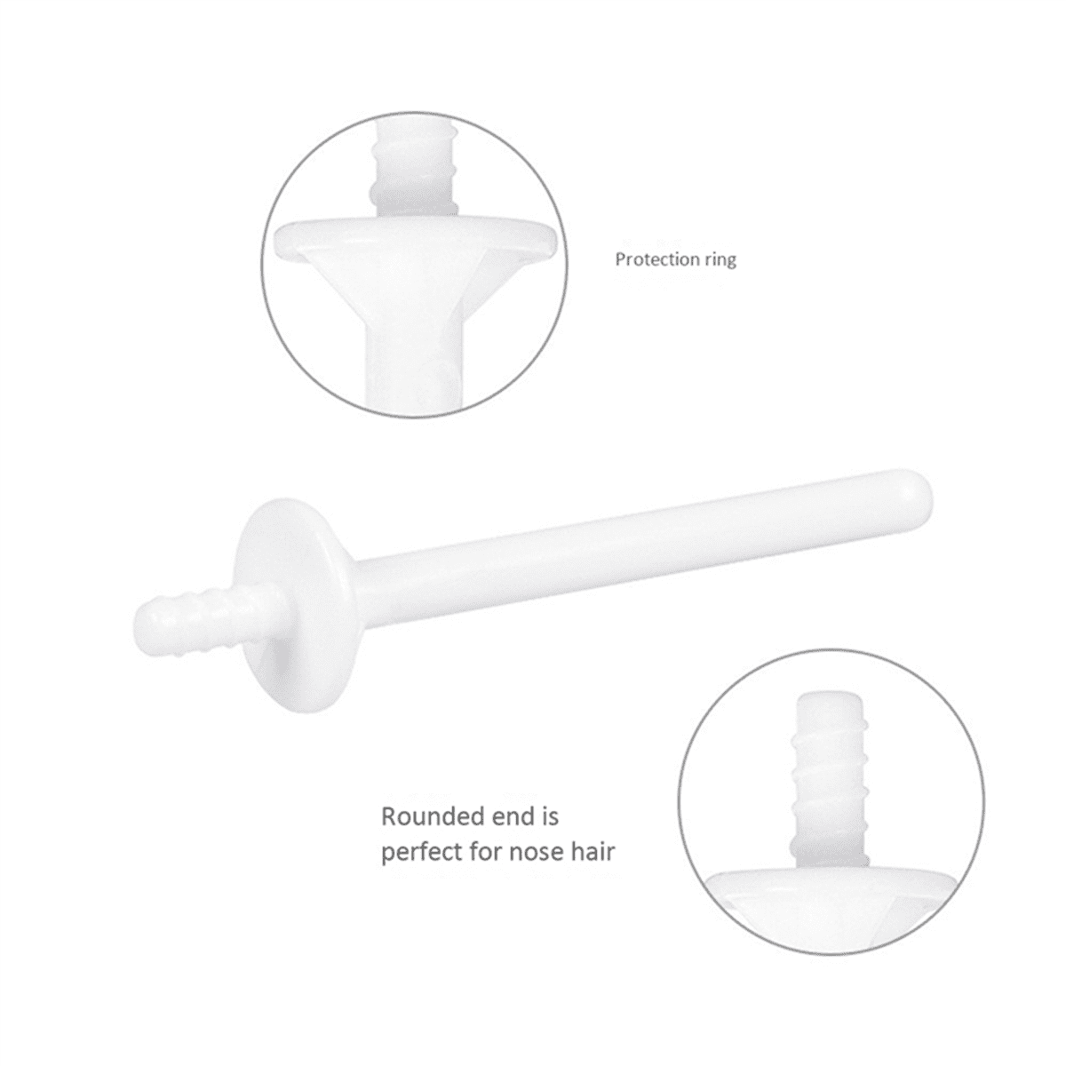 300Pcs Nose Wax Stick Applicator Spatulas Plastic Nose Waxing Strips Nose Clean Eyebrows Nose Hair Removal