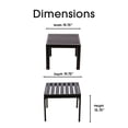thumbnail image 3 of Serta Table d'Appoint Extérieur Catalina en Bronze, 3 of 7