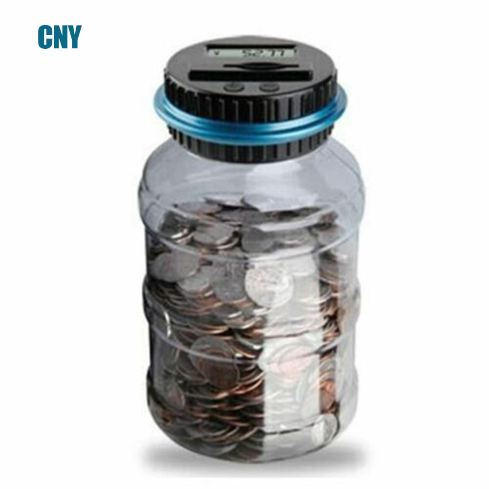 High Quality Electronic Money Counting Jar Saving Piggy Bank Box Gift for Kids 
