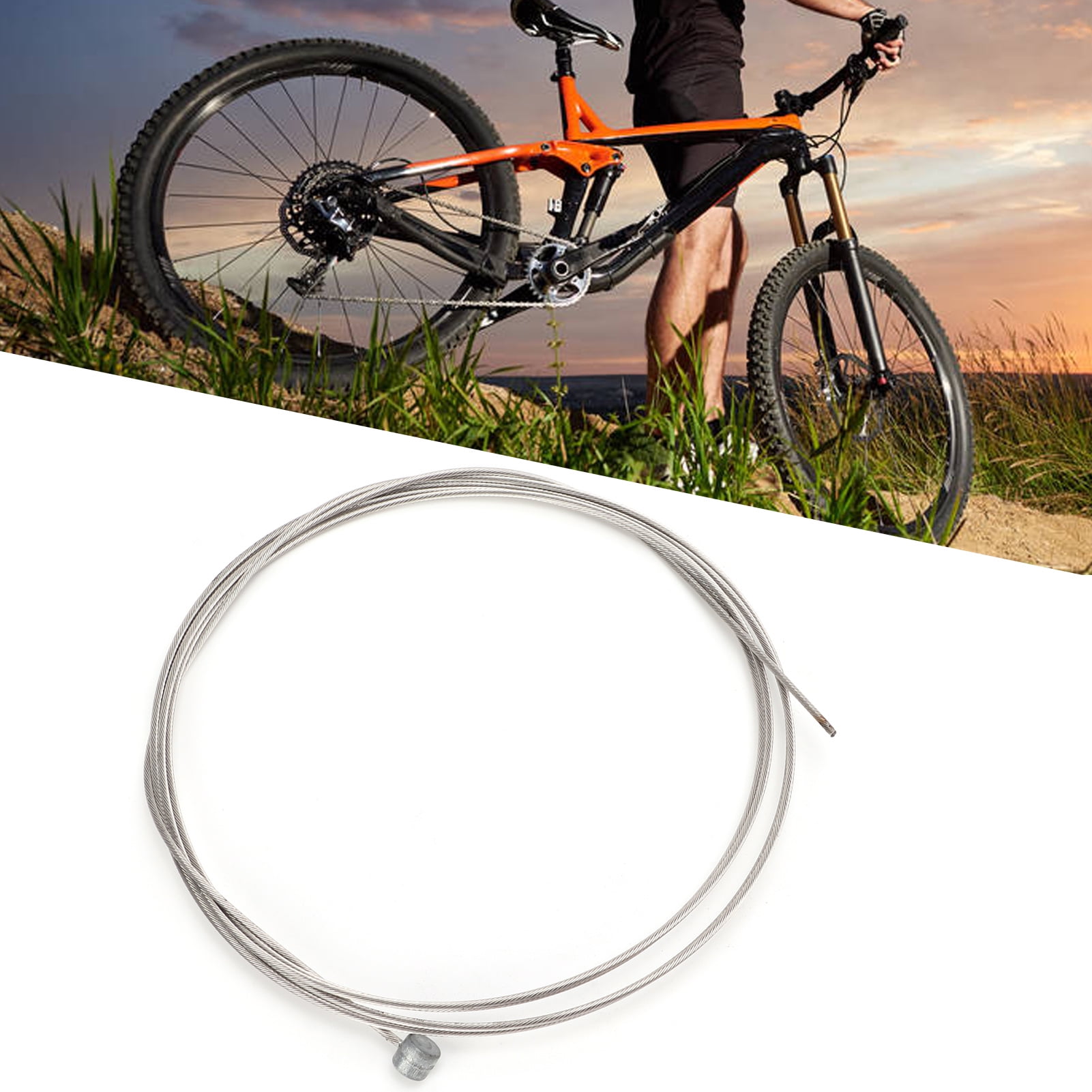 Rear Brake Inner Wire Cable Abrasion Resistant Mountain Bike Brake Cable 1.7m 1.2mm Electric Welding Fine Cutting For Cycling Accessories Walmart
