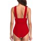 thumbnail image 2 of Gibobby Traje de baño sexy de una pieza Conjunto de tankinis de traje de baño de una pieza en la espalda con abertura de verano sexy para mujer(Rojo,G), 2 of 5