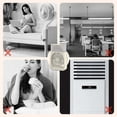thumbnail image 7 of 3-In-1 Portable Air Cooler, USB Mini Air Conditioner, 3-Hole Spray Cooling Fan, Energy-Saving USB Powered Humidifying Cooler, Aromatherapy Evaporative Cooling Device for Summer Heat Relief, 7 of 7