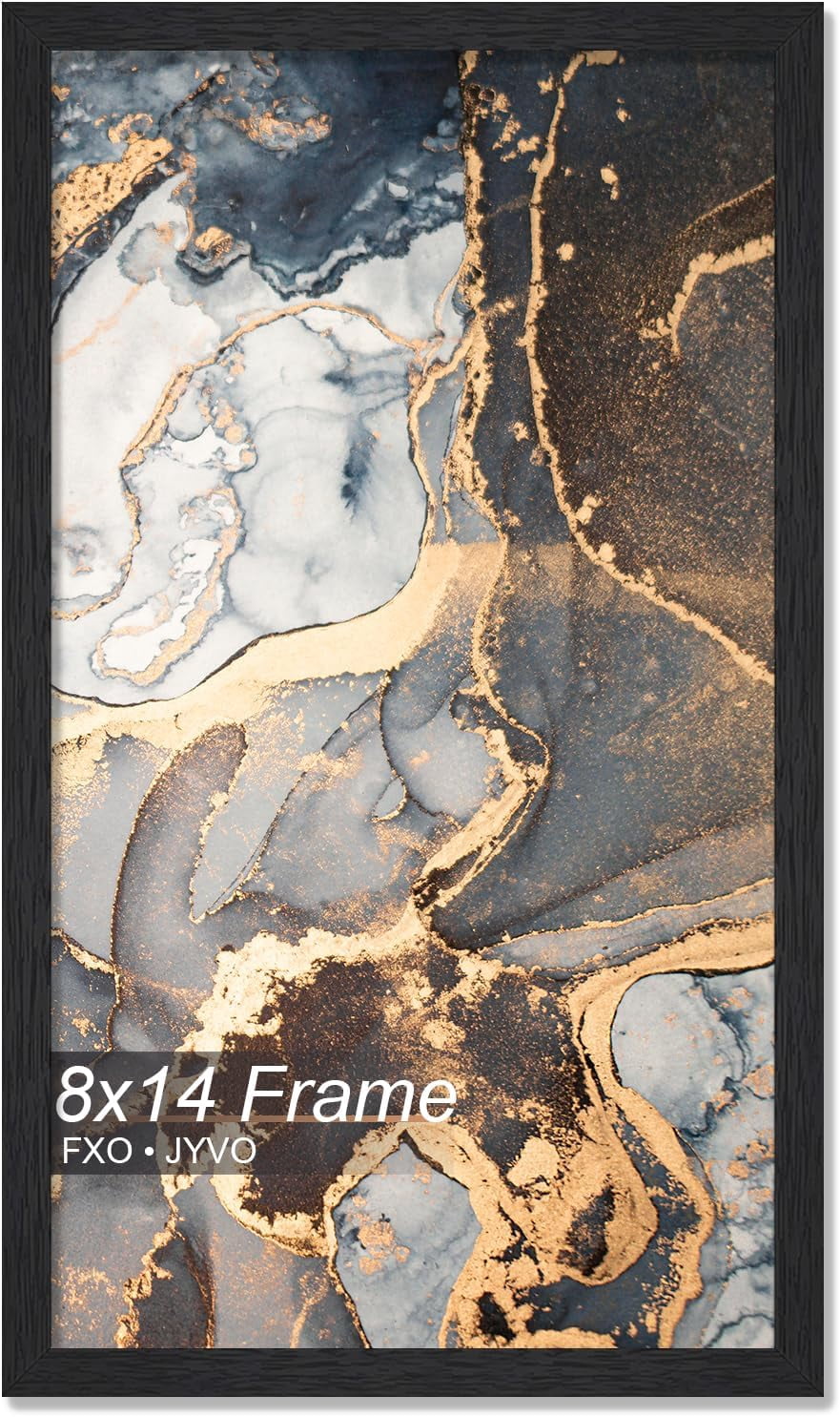 shiyou-8x14 Picture Frame, Black Frame for 8 x 14 Inch Picture