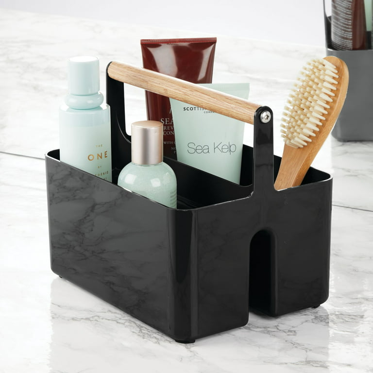 SUNRI Portable Storage Basket Cleaning Caddy Storage Organizer Tote with  Handle for Laundry Bathroom Kitchen Spray Bottles Cloths Brush Supplies