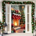 thumbnail image 2 of Hearth & Gear Décorations de Rideau de Porte Bannière Rouge de Porte d'Entrée Joyeux et Train Extérieur et Décorations de l'Année Fête d'Hiver Fête d'Entrée Panneau de Porche Décorations. Horizon des Événements 4k Fête pour Enfants 8-12, 2 of 7