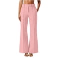 thumbnail image 4 of BUIGTTKLOP Womens Dress Pants High Waisted Business Casual Flare Pants Work Trousers 2026 Fashion Outfits with Pockets, 4 of 6