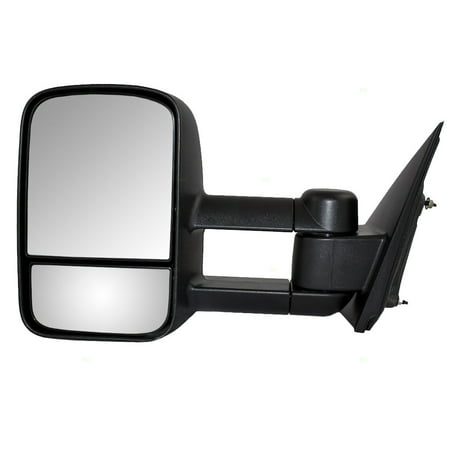 Drivers Manual Side View Tow Mirror with Telescopic Dual Arms Replacement for Chevrolet Silverado GMC Sierra Pickup Truck (Best Full Size Pickup 2019)