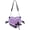 Purple, variant on Hsqqdc Punk Heart Shaped PU Leather Ita Crossbody Bag, Devil Bat Wings Pin Display Messenger Purse for Women