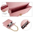 thumbnail image 4 of Bandolera SG SUGU pequeña acolchada para mujer rosa, 4 of 6