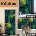 thumbnail image 5 of Self Adhesive Vinyl Refrigerator Wrap Set Seamless drawn botanical exotic green palm Door Mural Removable Fridge Sticker Peel and Stick&nbsp;Full Door Cover Decal Kitchen Bar Decor, 5 of 6