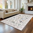 thumbnail image 4 of Washable Area Rug 5'x7', Non Slip Washable Rug for Living Room, Animal Butterfly Print Indoor Soft Carpet for Bedroom, Dining Room, 4 of 8