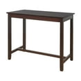 thumbnail image 4 of Linon Claridge 36 Inch Counter Height Pub Table, Walnut, 4 of 4