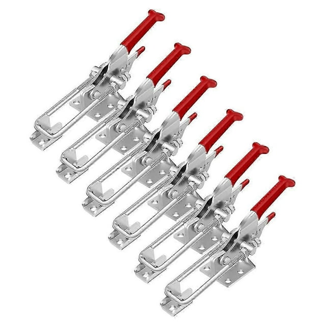 6 Pack Toggle Latch Clamp, Heavy Duty Latches, 2000Lbs Holding Capacity Adjustable Latch Lock,for I