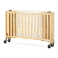 Shop Foundations HideAway FullSize Portable Wood Crib with Mattress