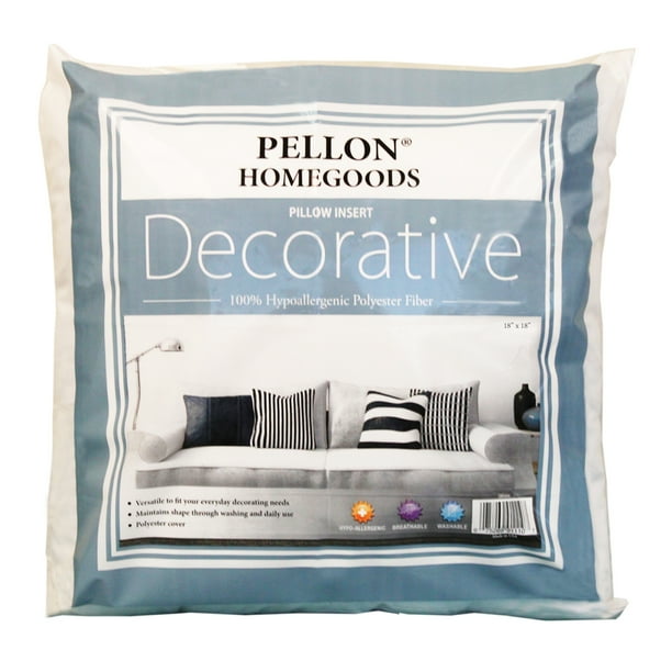 Pellon Homegoods Decorative Pillow Inserts , 18" x 18" Set of 2