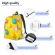 thumbnail image 3 of Disketp Easter eggs (2) print Canvas Backpack Lightweight Travel Daypack Student Rucksack Laptop Backpack-Small, 3 of 5